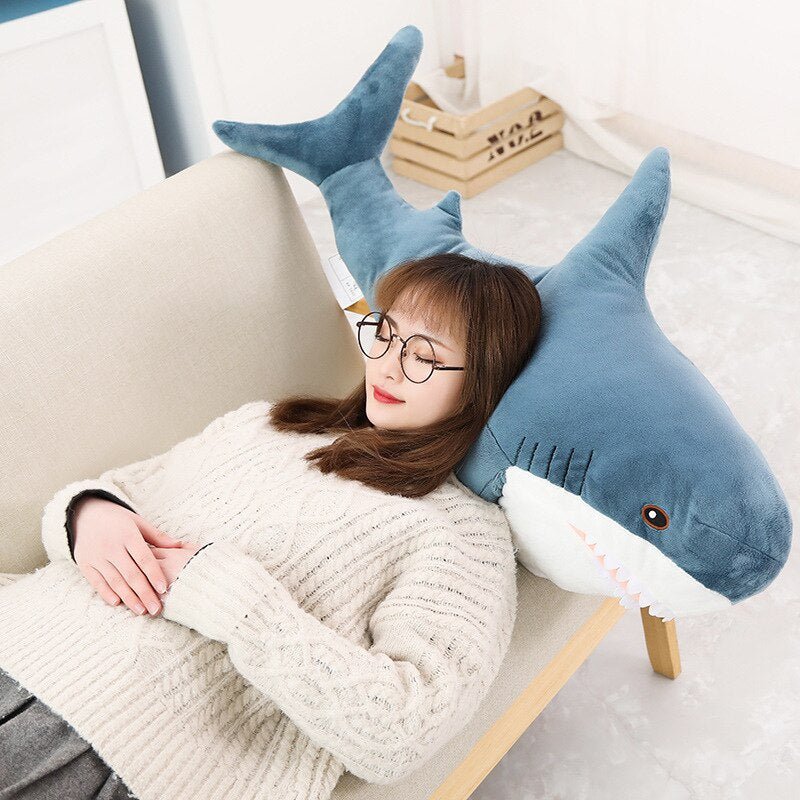 Giant Shark Plush Toy Pillow for Kids - Casatrail.com