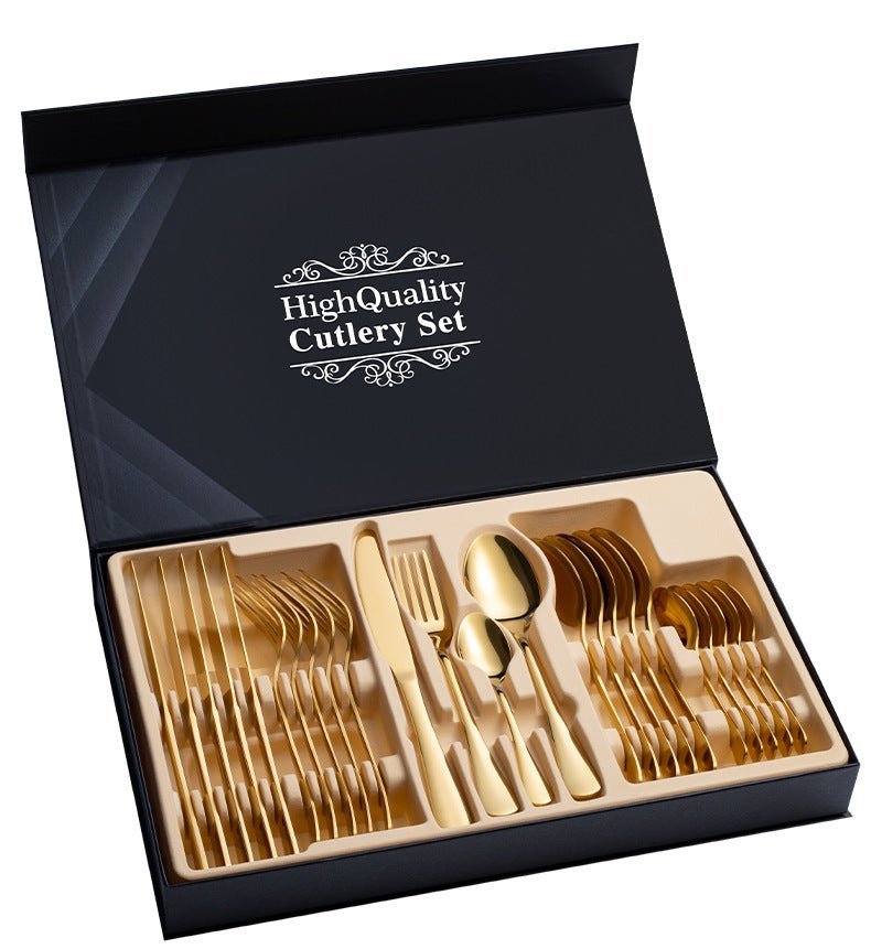 Gift Box 24 - Piece Stainless Steel Cutlery Set - Casatrail.com