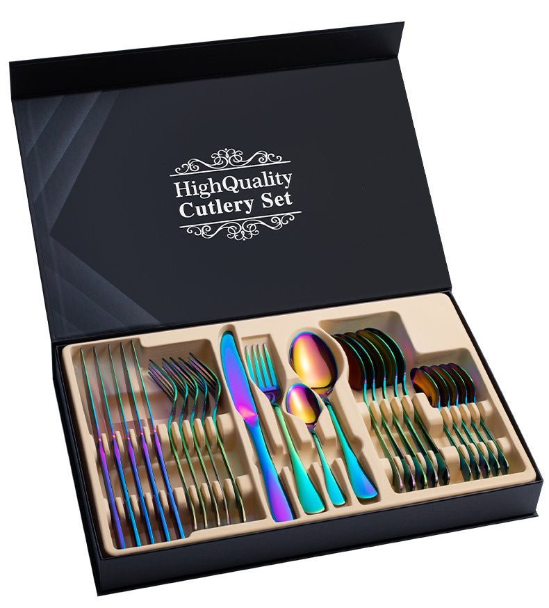 Gift Box 24 - Piece Stainless Steel Cutlery Set - Casatrail.com