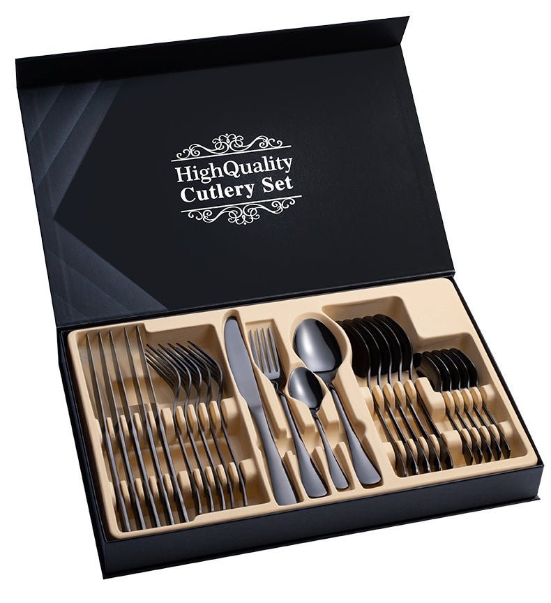 Gift Box 24 - Piece Stainless Steel Cutlery Set - Casatrail.com