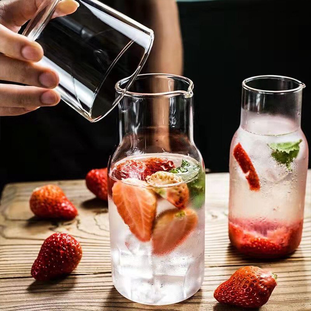 Glass Kettle Water Carafe Set - Casatrail.com