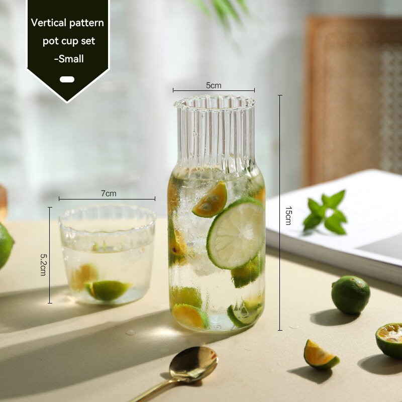 Glass Pitcher for Milk, Beverage, and Tea - Versatile Drinkware - Casatrail.com