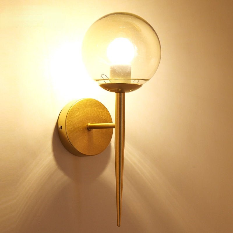 Gold and Black Wall Lamp for Studies - Casatrail.com