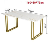 Thumbnail for Gold Legs Dining Table Set - Casatrail.com