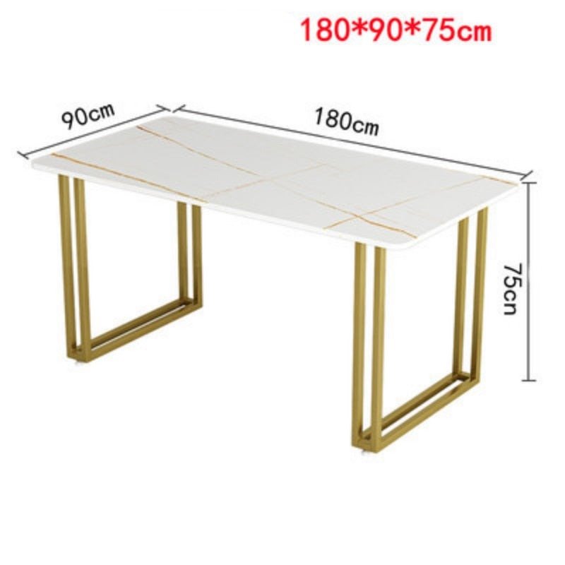 Gold Legs Dining Table Set - Casatrail.com