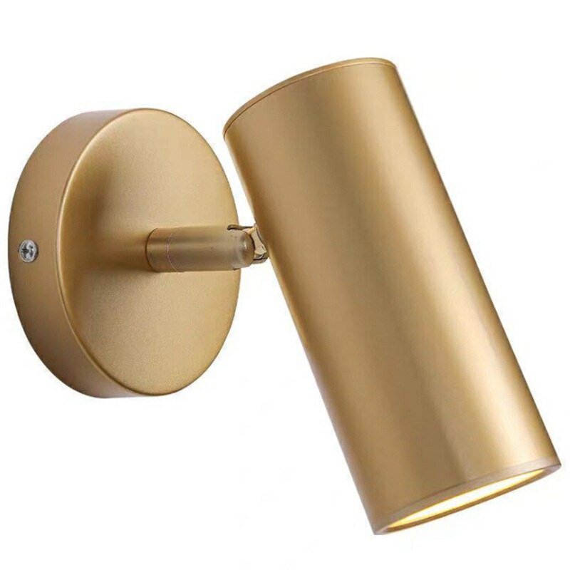 Golden Wall Lamp with Telescopic Swing Arm - Casatrail.com