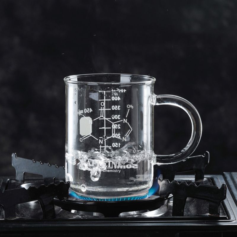 Graduated Beaker Mug with Handle Borosilicate Glass - Casatrail.com