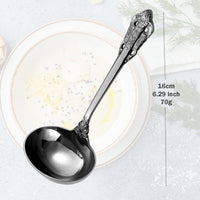 Thumbnail for Gravy Ladle Set - 18/10 Gold Accent Stainless Steel - Casatrail.com