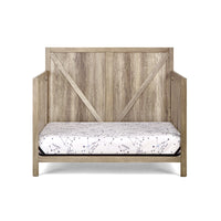 Thumbnail for Gray Convertible Barnside Wooden Crib - Casatrail.com