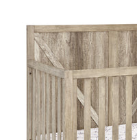 Thumbnail for Gray Convertible Barnside Wooden Crib - Casatrail.com