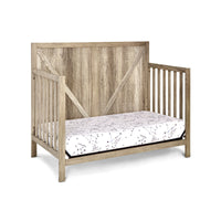 Thumbnail for Gray Convertible Barnside Wooden Crib - Casatrail.com