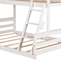 Thumbnail for Gray Twin Bunk Bed with Ladder - Casatrail.com