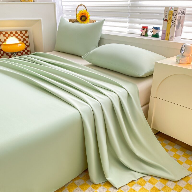 Green Fitted Household Bedsheets - Casatrail.com