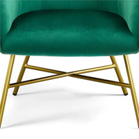 Thumbnail for Green Velvet Club Accent Chair - Casatrail.com