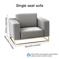 Thumbnail for Grey Sectional Sofa Double Seat - Casatrail.com