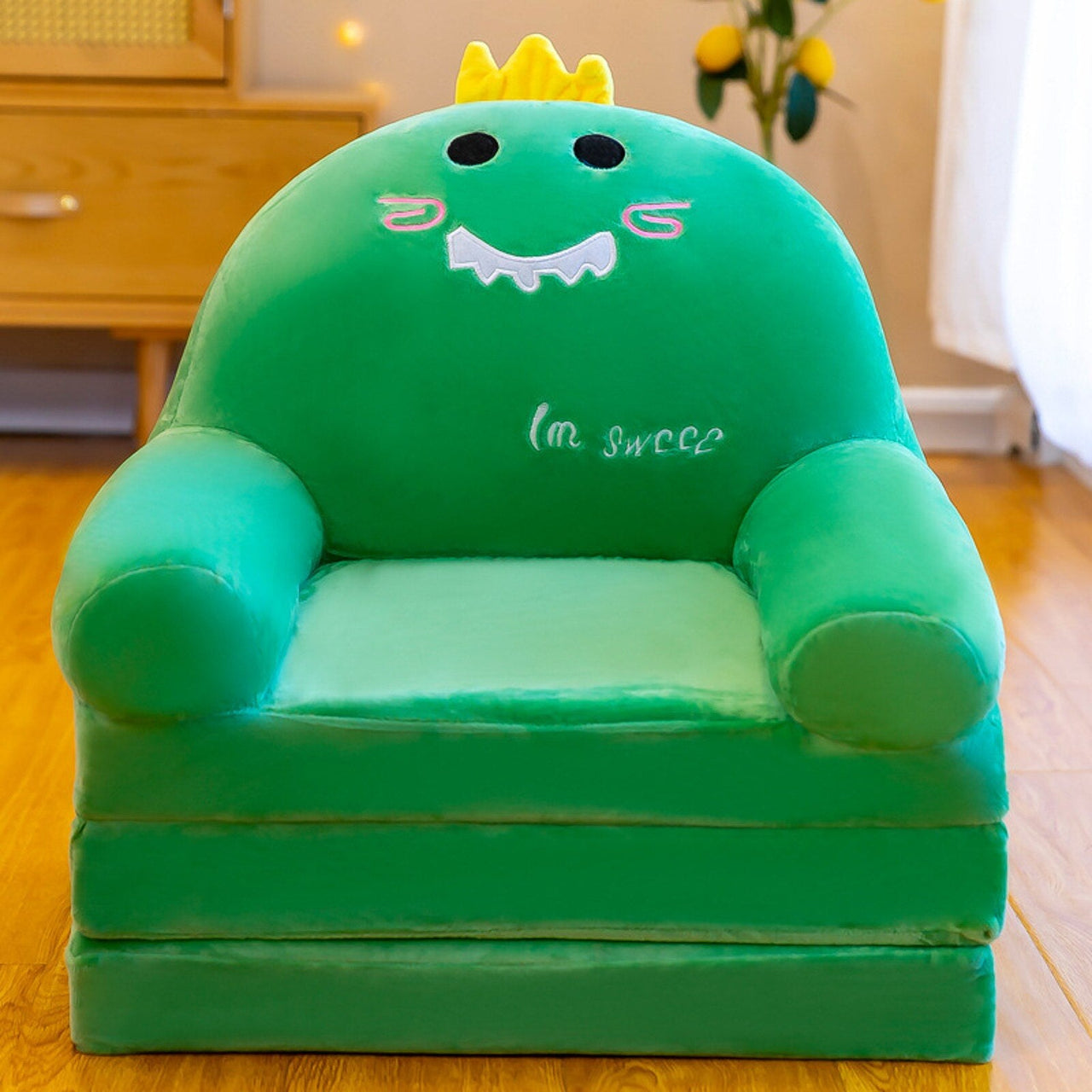 H Foldable Kids Sofa with Gel Cushion and Foam Padding - Casatrail.com