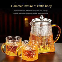 Thumbnail for Hammer Glass Teapot With Stainless Steel Filter - Casatrail.com