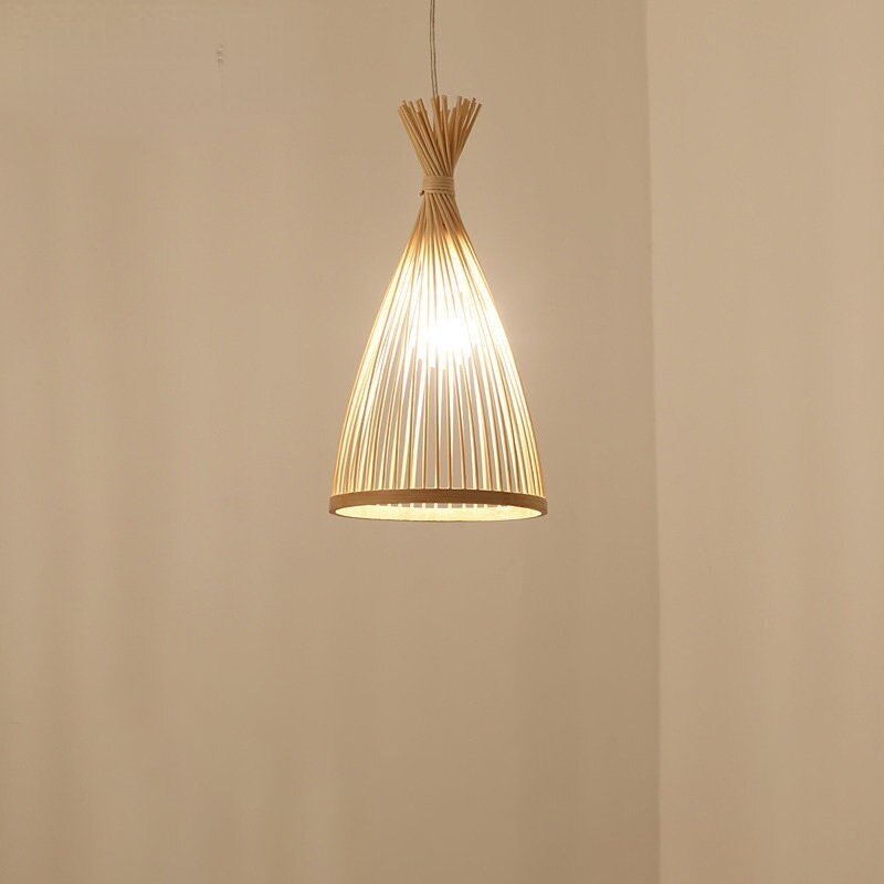Hand - Woven Bamboo Pendant Lamp - Casatrail.com