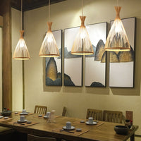 Thumbnail for Hand - Woven Bamboo Pendant Lamp - Casatrail.com