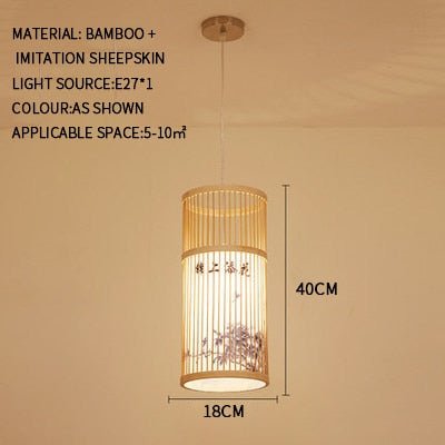 Hand - Woven Modern Bamboo Art Chandelier - Casatrail.com