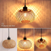 Thumbnail for Handmade Rattan Bamboo Chandelier - Casatrail.com