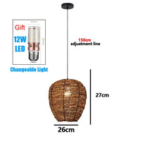 Thumbnail for Handmade Rattan Bamboo Chandelier - Casatrail.com