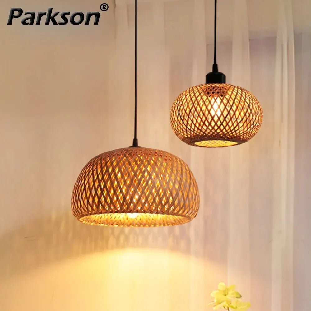 Handmade Rattan Bamboo Chandelier - Casatrail.com