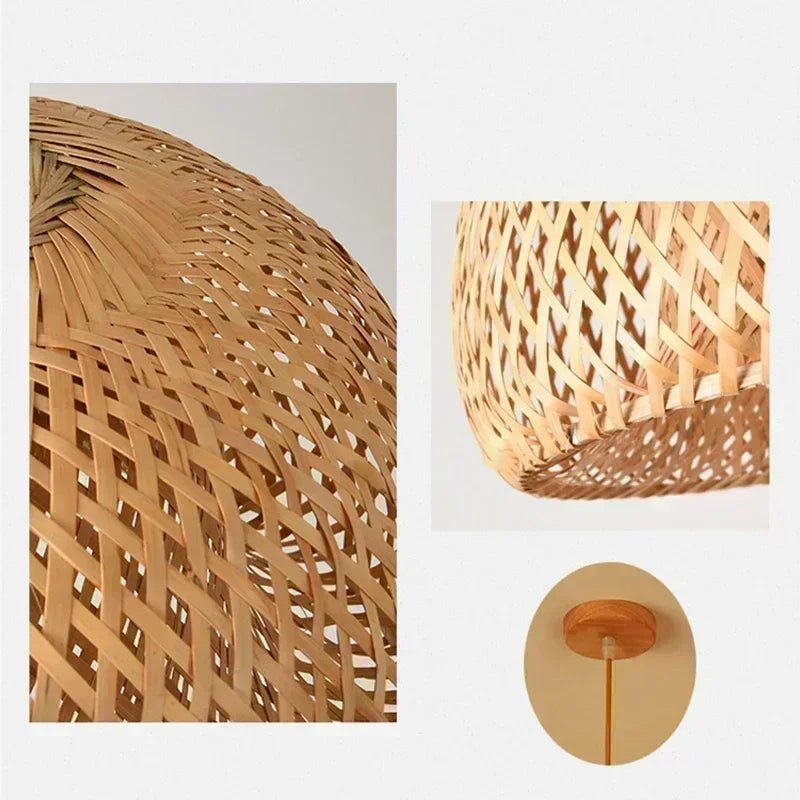 Handmade Rattan Bamboo Chandelier - Casatrail.com