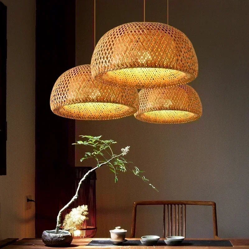 Handmade Rattan Bamboo Chandelier - Casatrail.com