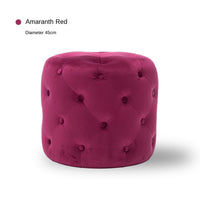 Thumbnail for Handmade Velvet Tufted Round Storage Ottoman - Casatrail.com