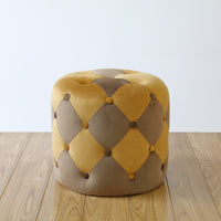 Thumbnail for Handmade Velvet Tufted Round Storage Ottoman - Casatrail.com