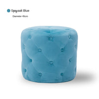 Thumbnail for Handmade Velvet Tufted Round Storage Ottoman - Casatrail.com