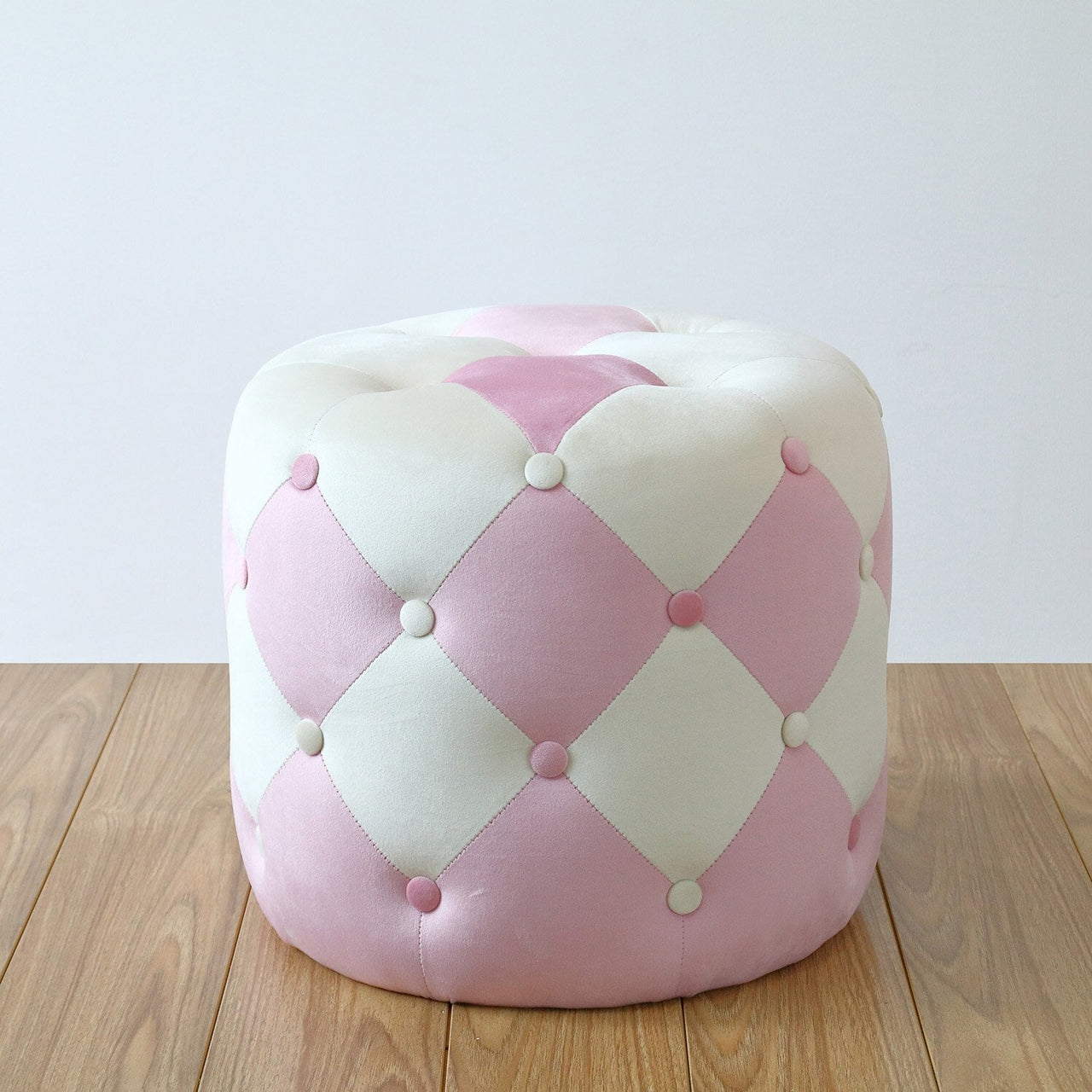 Handmade Velvet Tufted Round Storage Ottoman - Casatrail.com