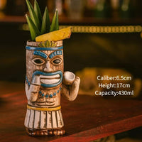 Thumbnail for Hawaiian Style Tiki Mug Cocktail Cup - Casatrail.com