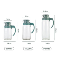 Thumbnail for Heat Resistant Glass Water Pitcher with Lid and Handle - Casatrail.com