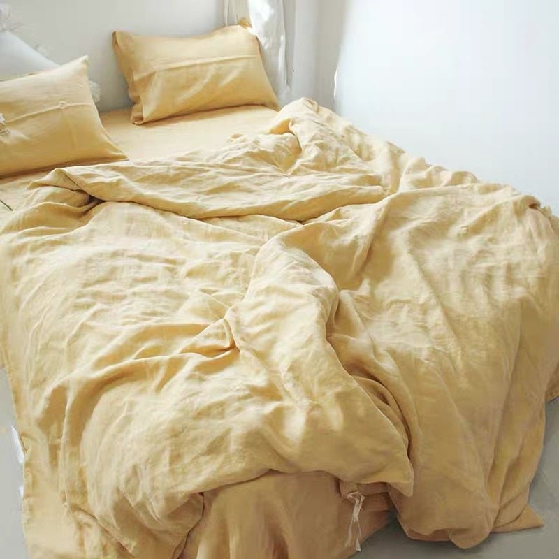 Hemp Bedding Queen Size Fitted Sheets Set - Casatrail.com