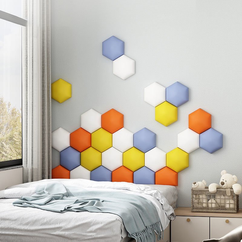 Hexagon Adhesive Bed Headboard - Casatrail.com