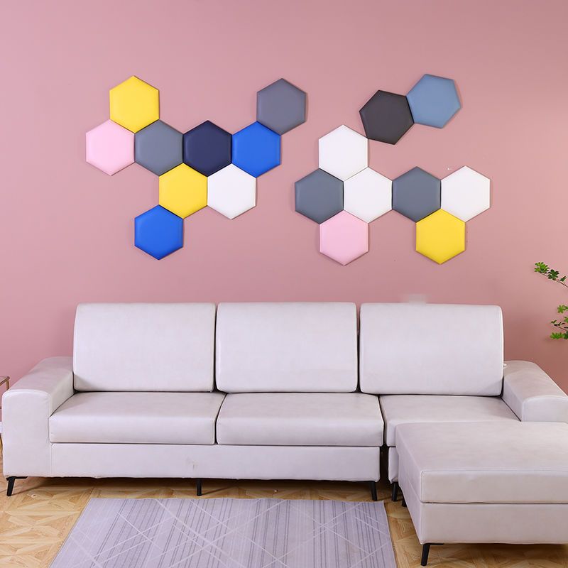 Hexagon Adhesive Bed Headboard - Casatrail.com