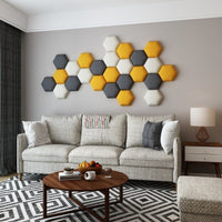 Thumbnail for Hexagonal Bed Headboard 3D Wall Stickers - Casatrail.com