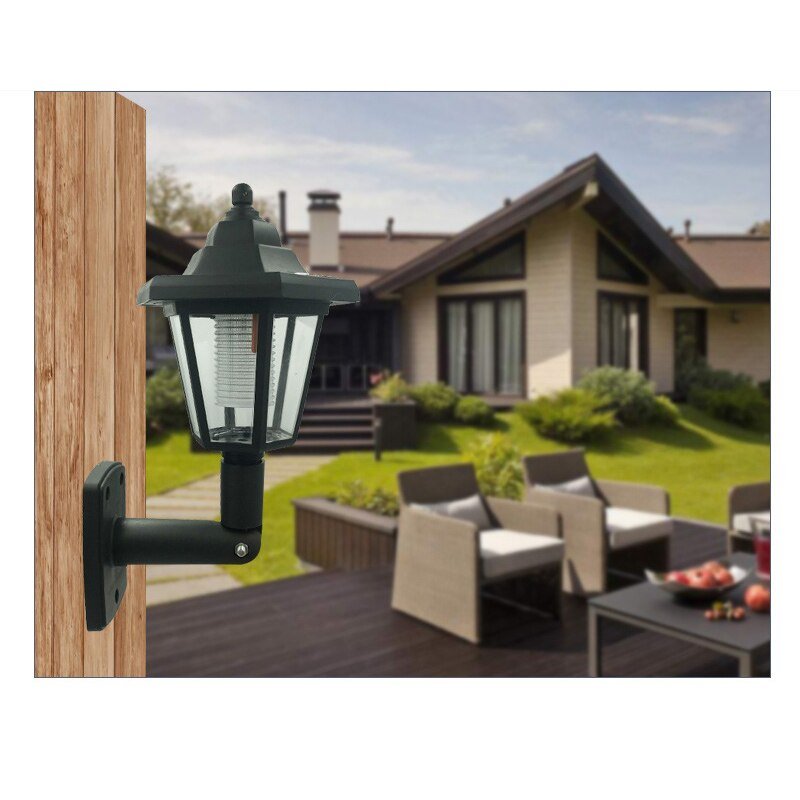 Hexagonal Garden Solar LED Wall Sconce - Casatrail.com