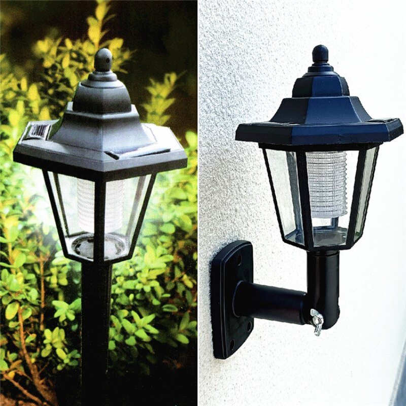 Hexagonal Garden Solar LED Wall Sconce - Casatrail.com