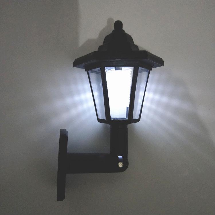 Hexagonal Garden Solar LED Wall Sconce - Casatrail.com