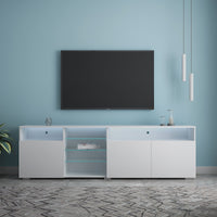 Thumbnail for High Gloss LED TV Cabinet Modern Stand - Casatrail.com