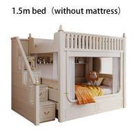 Thumbnail for Hign Quanlity Children Beds Bunk White Castle - Casatrail.com