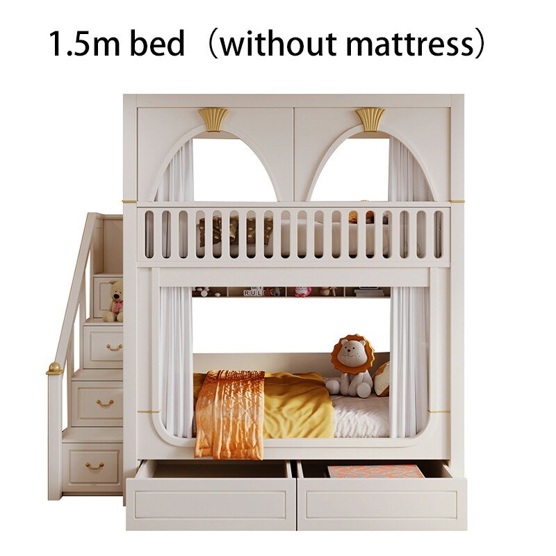 Hign Quanlity Children Beds Bunk White Castle - Casatrail.com