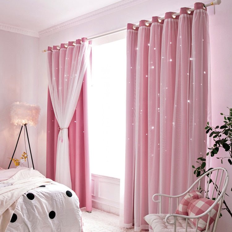 Hollow Star Blackout Curtains - Casatrail.com