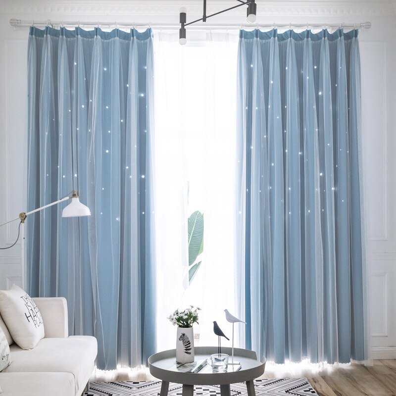 Hollow Star Blackout Curtains - Casatrail.com