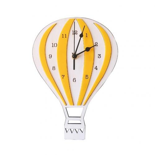 Hot Air Balloon Shape Wall Clock - Casatrail.com