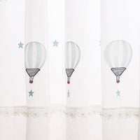 Thumbnail for Hot Air Balloon Tulle Curtain - Embroidered Voile - Casatrail.com