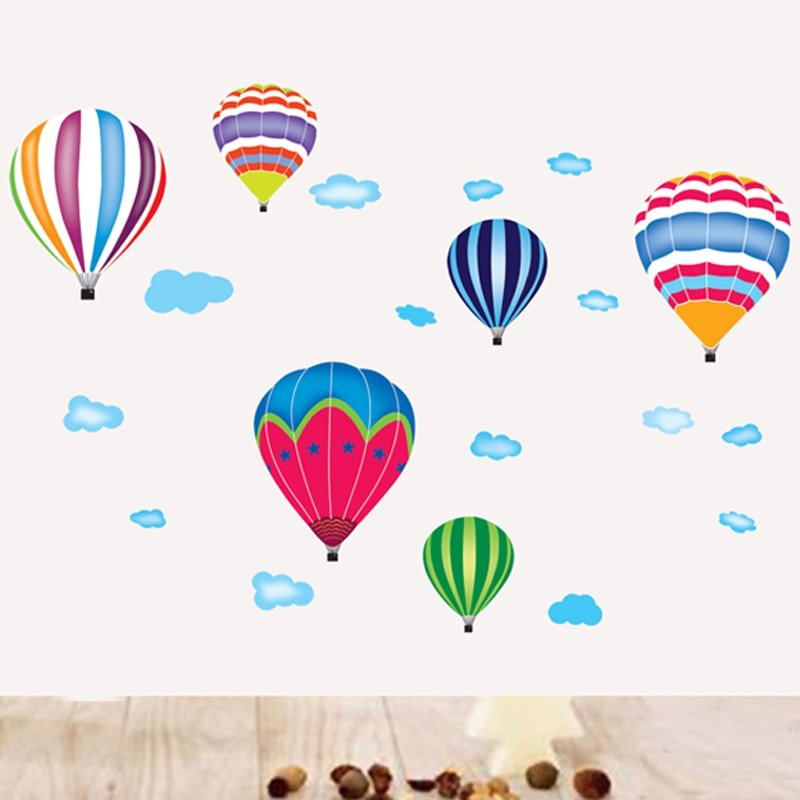 Hot Air Balloon Vinyl Wall Stickers - Casatrail.com